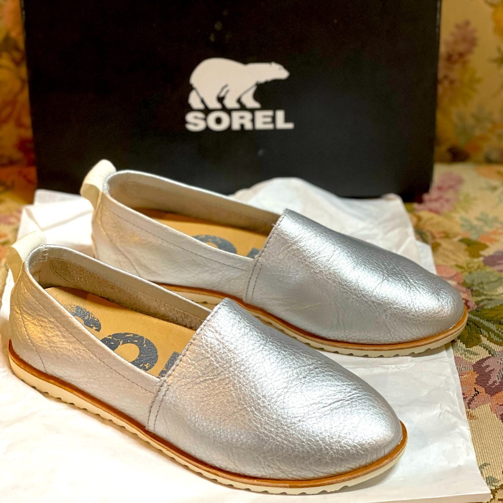 Sorel Silver Ella Slip on
